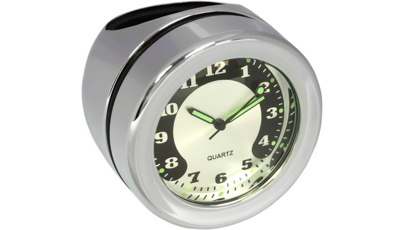 DRAG SPECIALTIES Handlebar Mount Clock - Chrome - For 1.25" Bar - O91-6822N