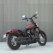 BILTWELL Handlebar - Tracker - TBW & Slotted - Black 6007-2017 - PartsOutlet.com.au