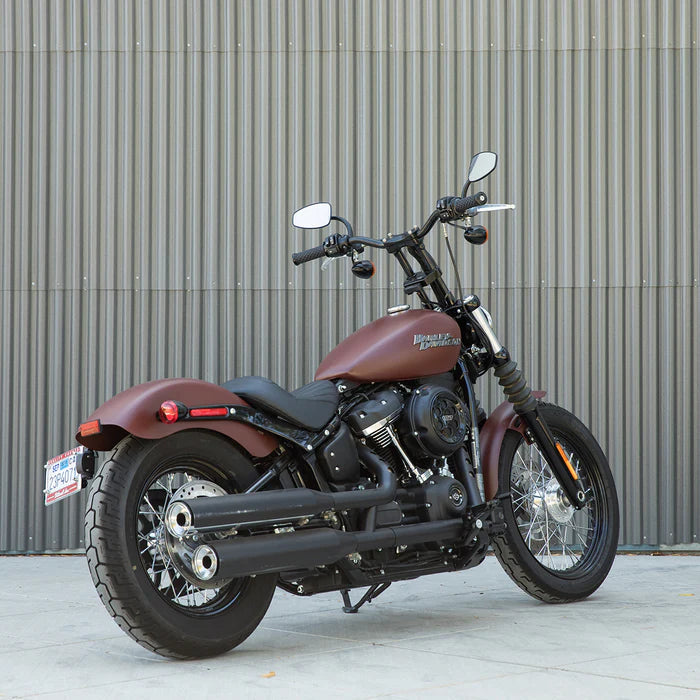 BILTWELL Handlebar - Tracker - TBW & Slotted - Black 6007-2017 - PartsOutlet.com.au