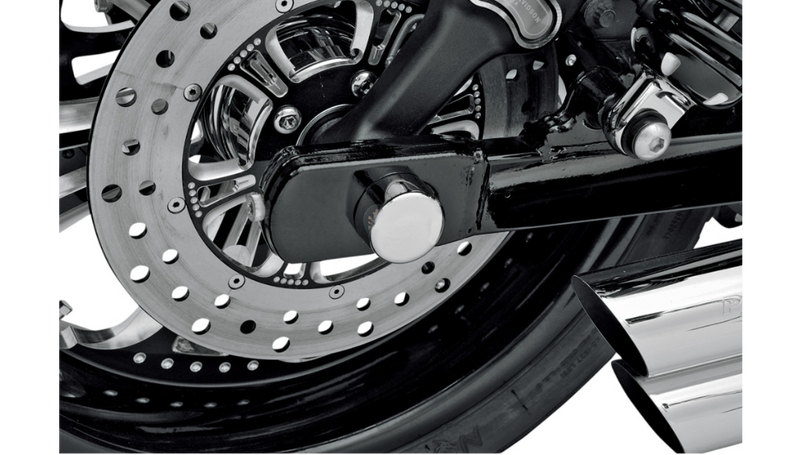 DRAG SPECIALTIES Axle Caps - Chrome - Harley-Davidson 2008-2017 - Rear W16-0332 - PartsOutlet.com.au