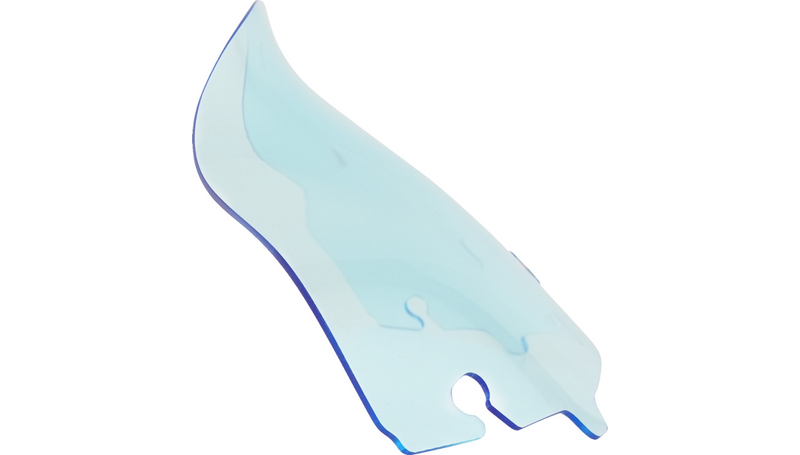 KLOCK WERKS Kolor Flare Windshield - 6.5" - Blue Ice - FLH '14-'25 - KWW-01-0647