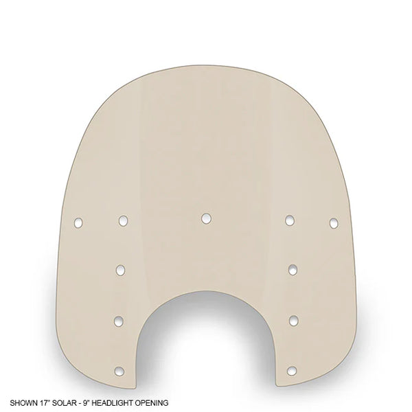 Memphis Shades MEP3629 Solar Replacement Plastic Windshield For Memphis Fats Fairing