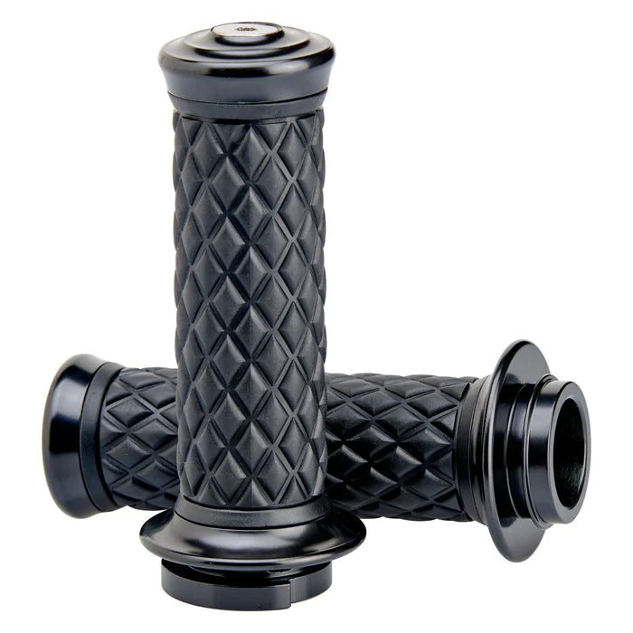 BILTWELL Grips - Alumicore - TBW - Black 6605-201-01 - PartsOutlet.com.au