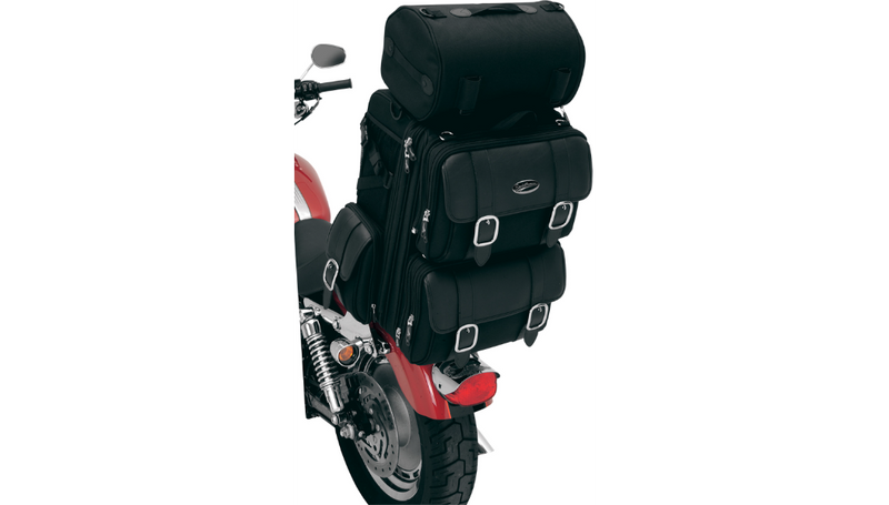 SADDLEMEN S3200DE Deluxe Sissy Bar Bag EX000042 - PartsOutlet.com.au