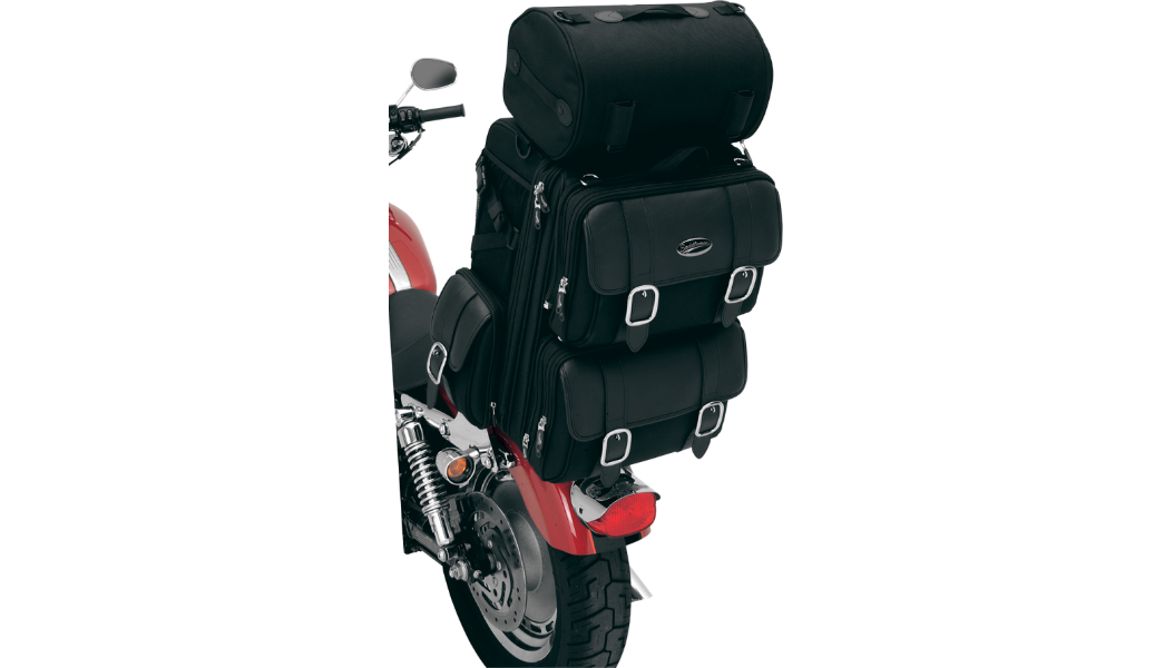 SADDLEMEN S3200DE Deluxe Sissy Bar Bag EX000042 - PartsOutlet.com.au