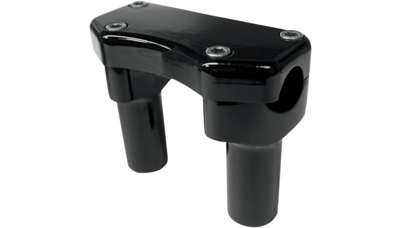 DRAG SPECIALTIES Risers 1" - 3" - Buffalo - Top - Black - 0602-0587