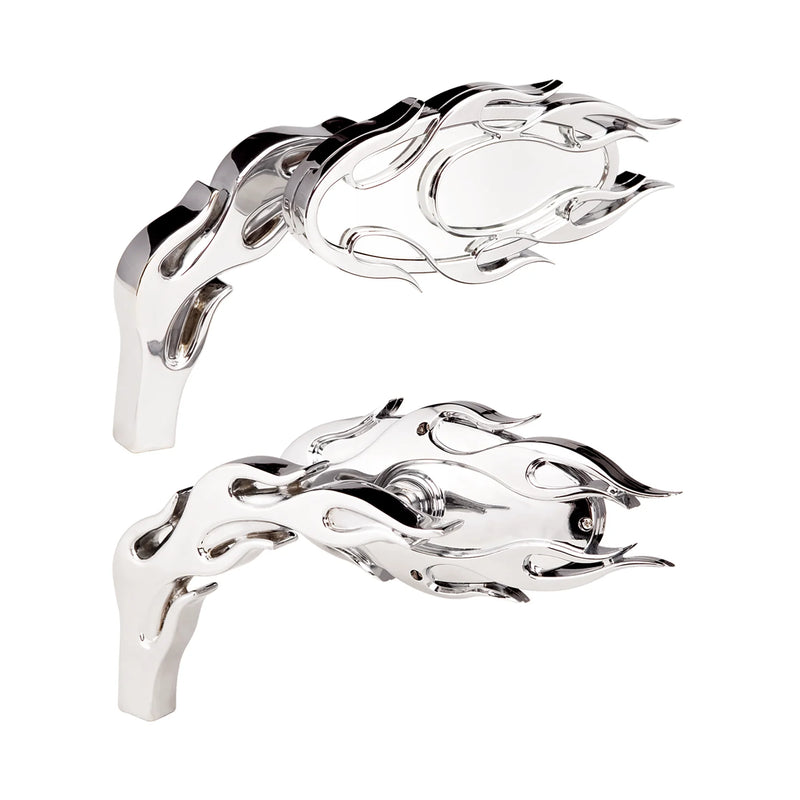 ARLEN NESS FLAMED MICRO MIRRORS, CHROME - LEFT - 13-070 - PartsOutlet.com.au