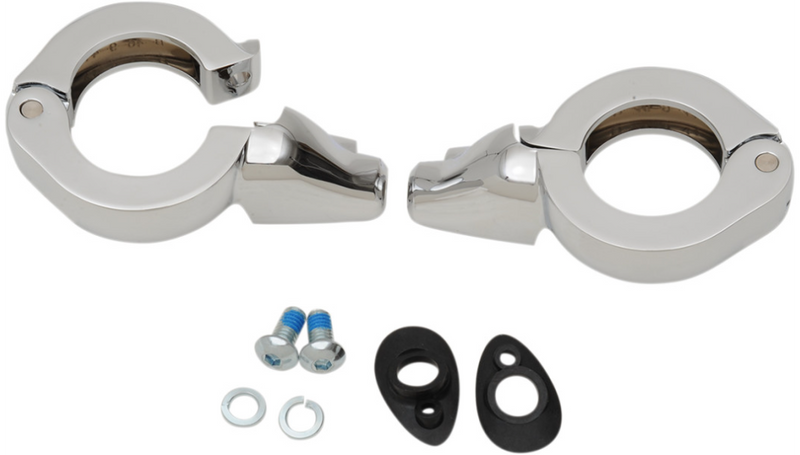 DRAG SPECIALTIES Turn Signal Mount - 41mm - Chrome 77854C - PartsOutlet.com.au