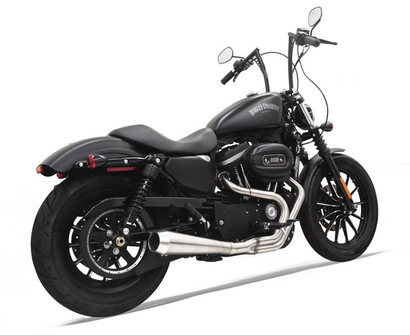 BASSANI XHAUST Road Rage 3 Exhaust - Stainless Steel - '04-'20 XL Sportster - 1X52SS