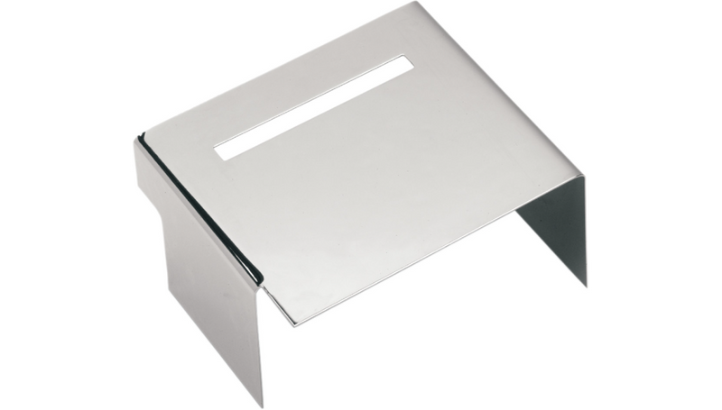 DRAG SPECIALTIES Battery Cover - Smooth - Harley-Davidson 1974-1999 - Chrome 25-0013-BX44 - PartsOutlet.com.au