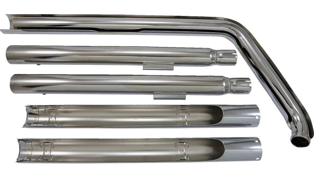 COBRA True Dual Exhaust - Fishtail - '97-'06 Softail 6987 - PartsOutlet.com.au