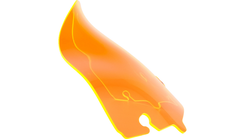 KLOCK WERKS Kolor Flare Windshield - 6.5" - Orange Ice - FLH '14-'25 - KWW-01-0643