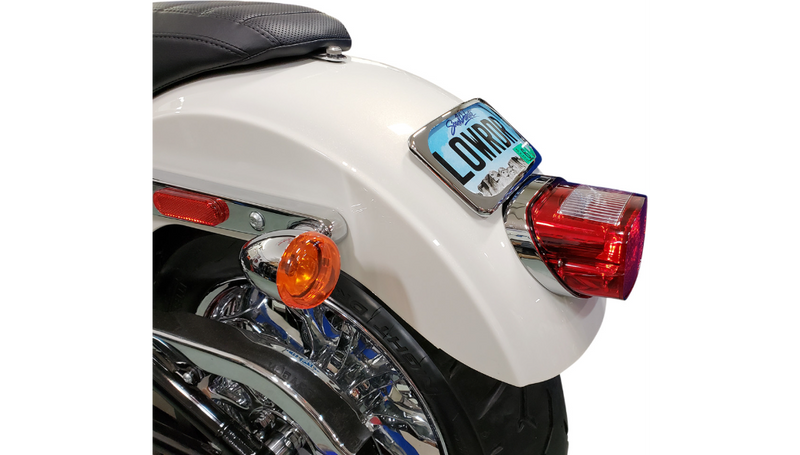 DRAG SPECIALTIES License Plate Mount - 7" Large Radius - 2030-0625