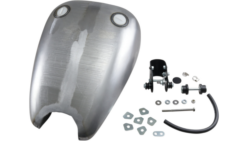 DRAG SPECIALTIES Smooth-Top Twin-Cap Style Extended Gas Tank - Harley-Davidson 1982-2003 - XL 11583-BX46 - PartsOutlet.com.au