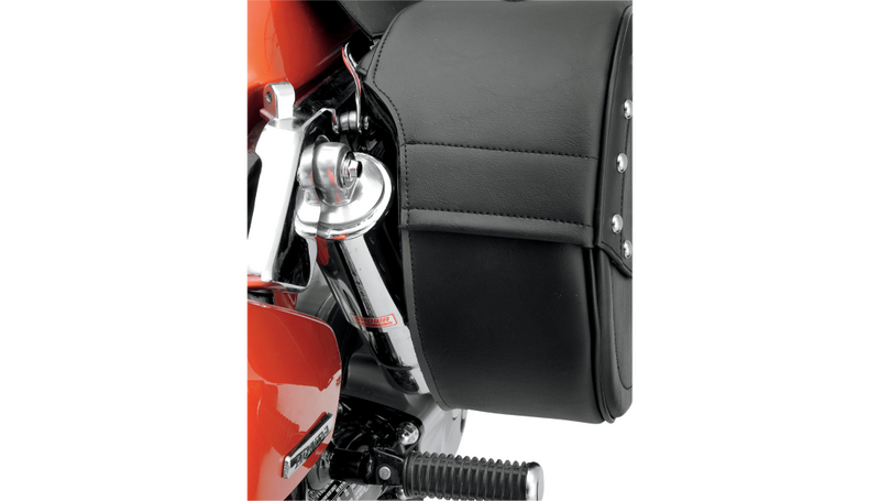 SADDLEMEN Drifter Teardrop Saddlebags with Shock Cutaway 3501-0459 - PartsOutlet.com.au