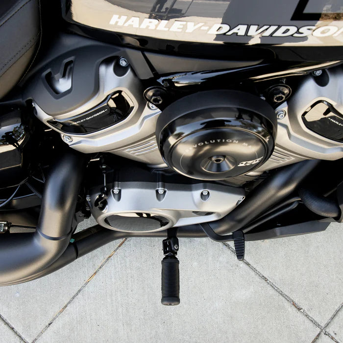 BILTWELL Norman Foot Pegs - Black - Softail '18+ - 7004-204-03 - PartsOutlet.com.au