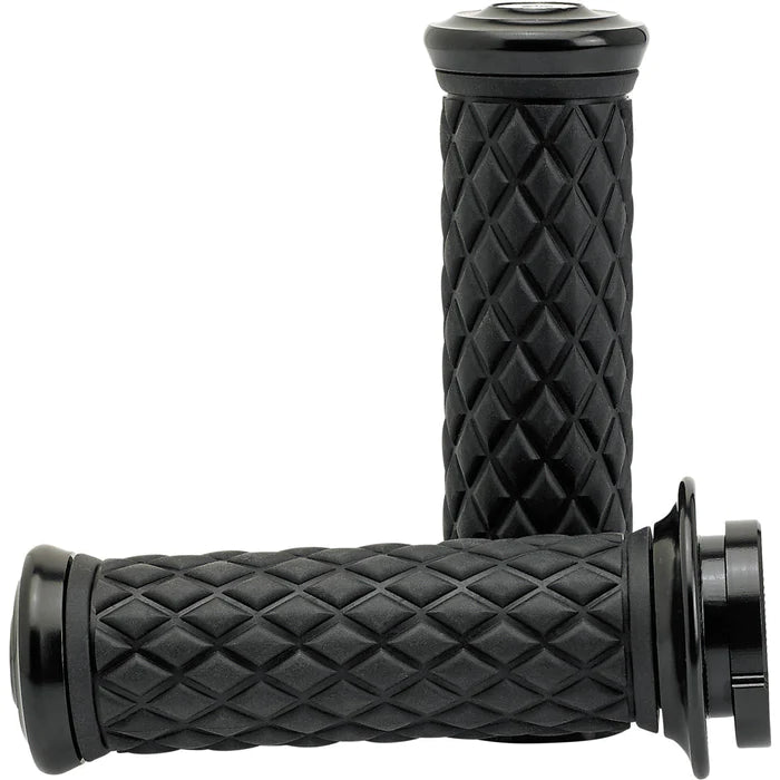 BILTWELL Grips - Alumicore - TBW - Black 6605-201-01 - PartsOutlet.com.au