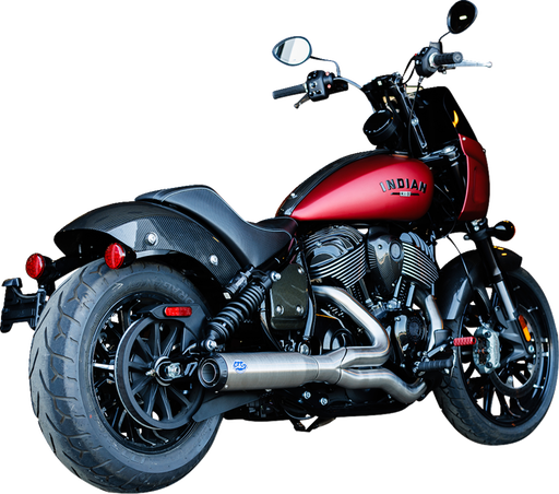 S&S CYCLE 2-into-1 Qualifier Exhaust System - Stainless - 49-State - Indian Chief 550-1115