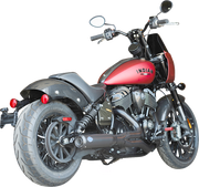 S&S CYCLE 2-into-1 Qualifier Exhaust System - Guardian Black - 49-State - Indian Chief 550-1116