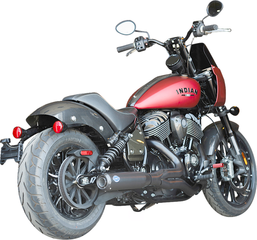 S&S CYCLE 2-into-1 Qualifier Exhaust System - Guardian Black - 49-State - Indian Chief 550-1116