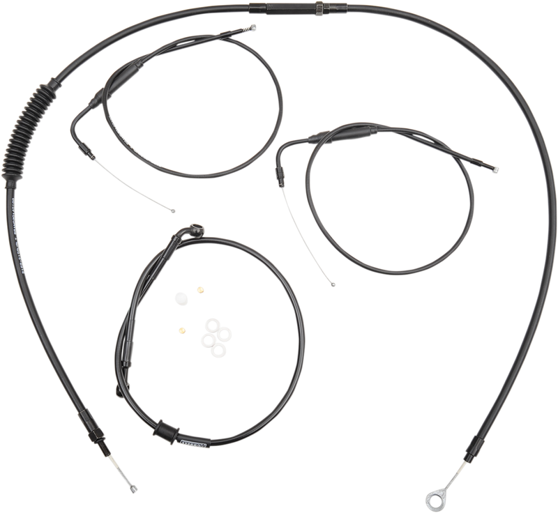 BURLY BRAND Handlebar Cable And Brake Line Kit - Clubman Handlebars - Sportster '07-'22 - B30-1099 - PartsOutlet.com.au