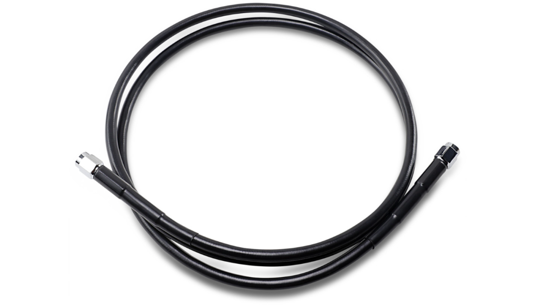 DRAG SPECIALTIES Universal Brake Line - Black - 58" 858-BLK