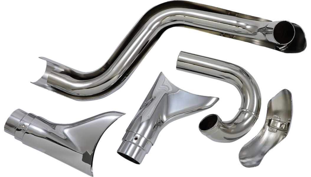 COBRA True Dual Exhaust - Fishtail - '97-'06 Softail 6987 - PartsOutlet.com.au