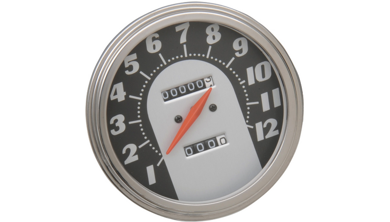 DRAG SPECIALTIES 5" MPH FL-Style 2:1 Speedometer - Black Face - FL '47-'84 - 72767M