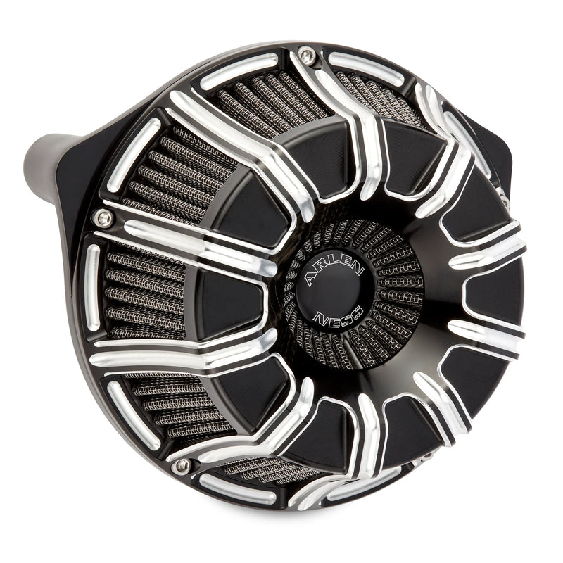 ARLEN NESS 10-GAUGE® INVERTED SERIES AIR CLEANER, BLACK - 91-up XL SPORTSTER - 18-945 - PartsOutlet.com.au