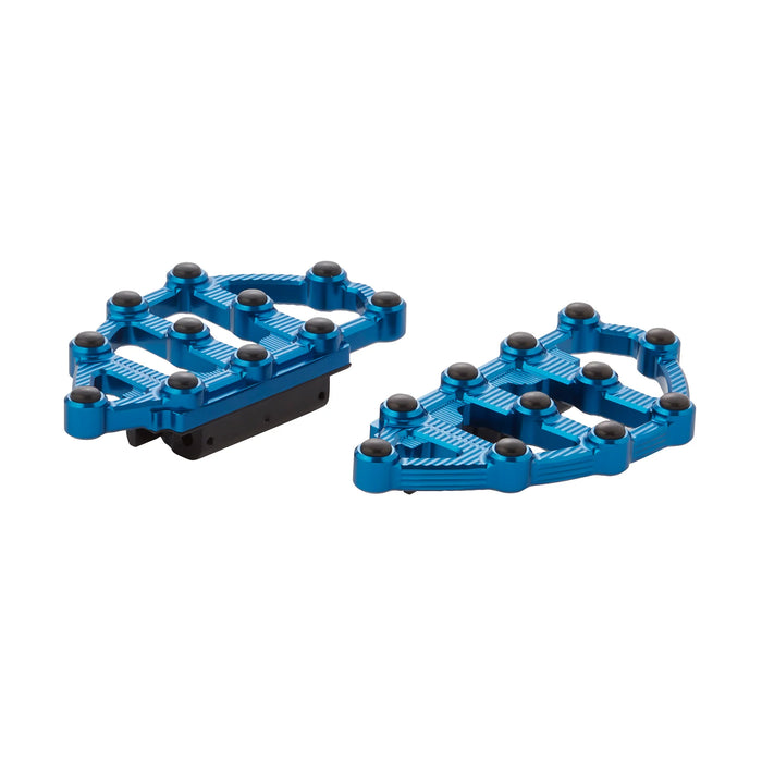 ARLEN NESS MX PASSENGER FLOORBOARDS, BLUE 06-897 - PartsOutlet.com.au