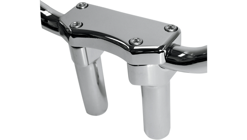 DRAG SPECIALTIES Risers 1" - 4" - Buffalo - Top - Chrome - 0602-0588