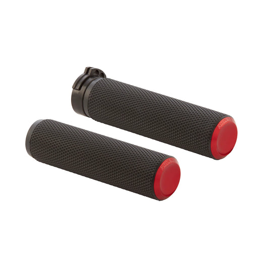 ARLEN NESS KNURLED GRIPS, RED - CABLE - 07-336 - PartsOutlet.com.au