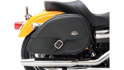 SADDLEMEN Drifter Teardrop Saddlebags with Shock Cutaway 3501-0459 - PartsOutlet.com.au