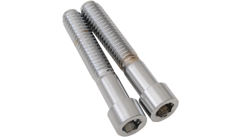 DRAG SPECIALTIES Bolt Kit M8 Starter Smooth All Chrome - Harley-Davidson 2017-2021 - MK781S - PartsOutlet.com.au