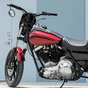 BILTWELL Handlebar - Tracker - TBW & Slotted - Black 6007-2017 - PartsOutlet.com.au