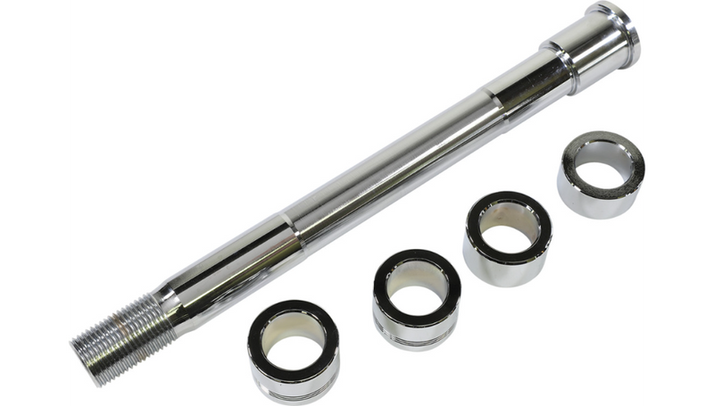 DRAG SPECIALTIES Axle Kit - Front - Harley-Davidson 2018-2023 - Chrome W16-0353 - PartsOutlet.com.au