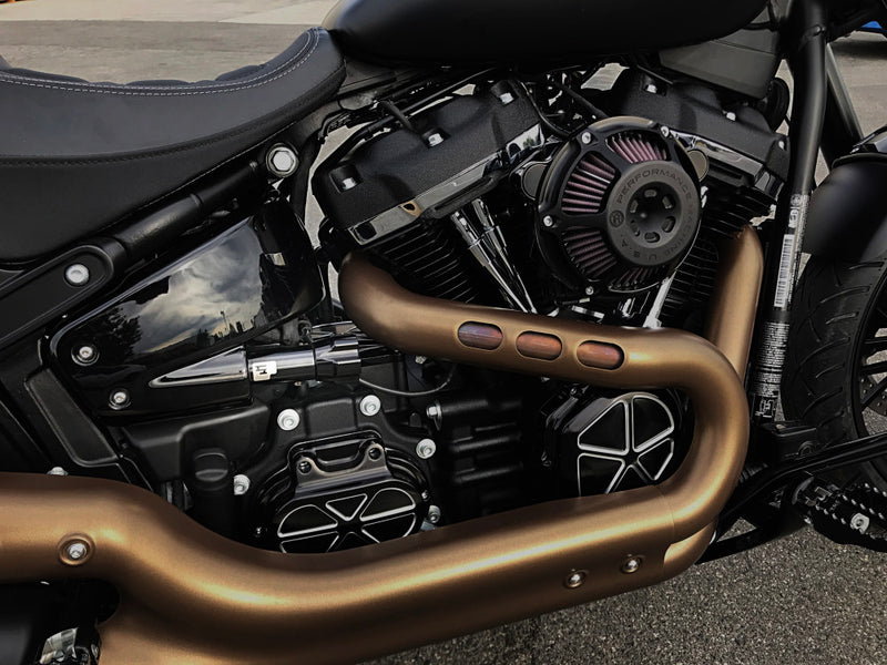 PROGRESSIVE SUSPENSION 465 Series Shocks with Rap - Black - Harley-Davidson Softail '18-'25 - Heavy-Duty - 13.1" - 465-5048B