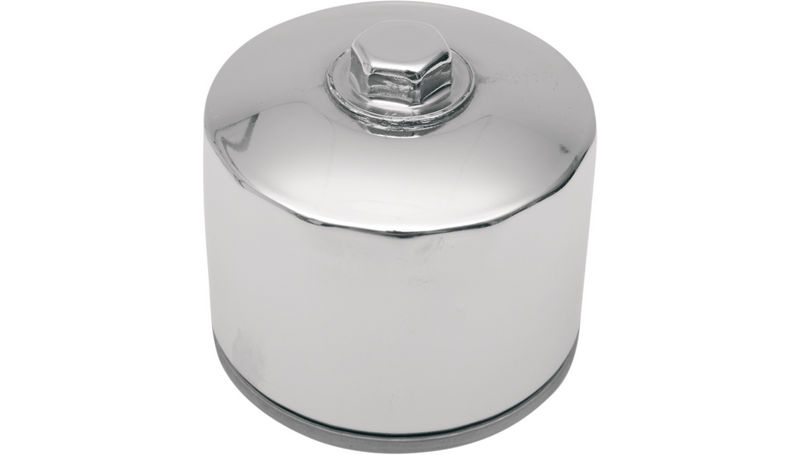 DRAG SPECIALTIES Magnetic Ring Oil Filter with Nut - Chrome - 2-1/4" - Harley-Davidson '80-'85 - 14-0004HPK-BX29