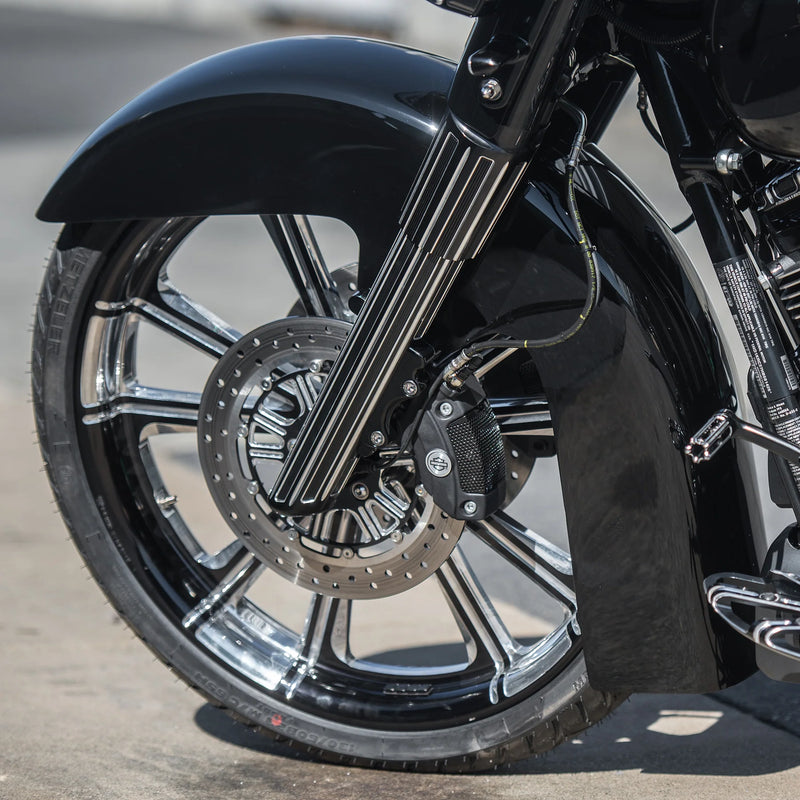 ARLEN NESS 10-GAUGE® HOT LEG FORK LEGS - 08-13 Touring - Single Disc - BLACK - 40-521 - PartsOutlet.com.au