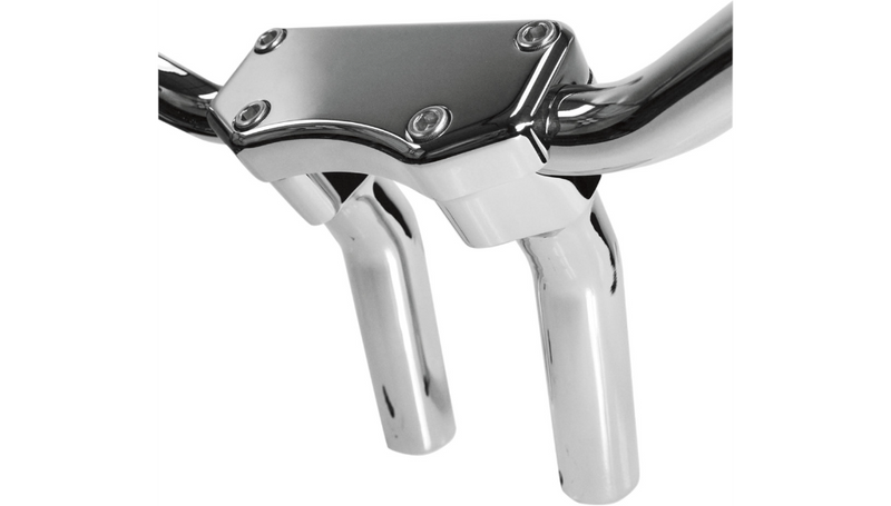 DRAG SPECIALTIES Risers 1" - 5-1/2" - Buffalo - Top - Chrome - 0602-0590