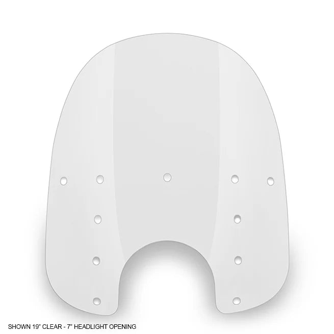 MEMPHIS SHADES Fats Windshield - 19" - Clear - MEP3310