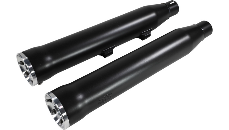 COBRA 3" RPT Mufflers for XL '14-'22 - Black - 6081RB