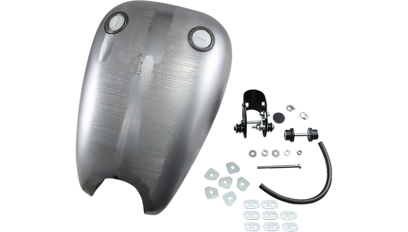 DRAG SPECIALTIES Smooth-Top Twin-Cap Style Extended Gas Tank - Harley-Davidson 1982-2003 - XL 11583-BX46 - PartsOutlet.com.au