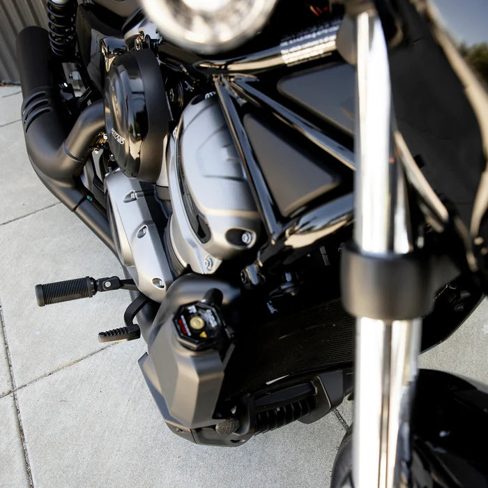BILTWELL Norman Foot Pegs - Black - Softail '18+ - 7004-204-03 - PartsOutlet.com.au
