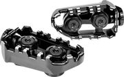 GILLES TOOLING Tech-X Enduro Foot Pegs - Driver - Black RGK-970-UF35-SET-B