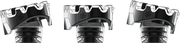 GILLES TOOLING Tech-X Enduro Foot Pegs - Driver - Black RGK-960-UF35-SET-B