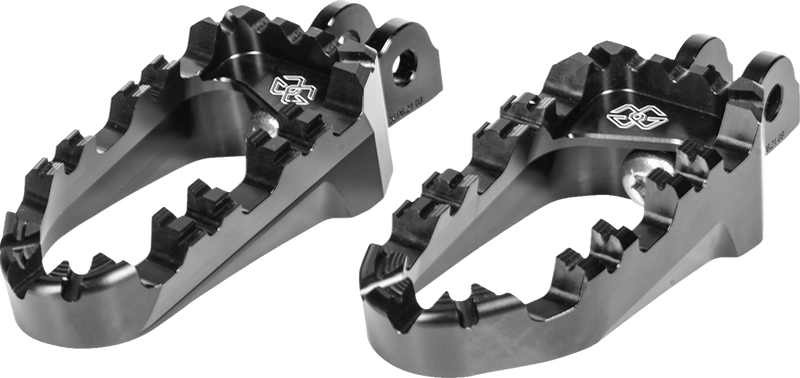 GILLES TOOLING Pro-X Enduro Foot Pegs - Black RGK-119-UF34-SET-B