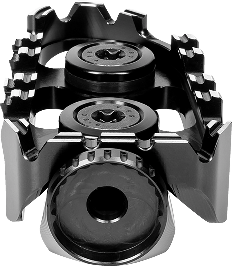GILLES TOOLING Tech-X Enduro Foot Pegs - Driver - Black RGK-350-UF35-SET-B