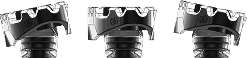 GILLES TOOLING Tech-X Enduro Foot Pegs - Driver - Black RGK-680-UF35-SET-B