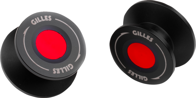 GILLES TOOLING Swingarm Spool - Red PSA2-M6-R